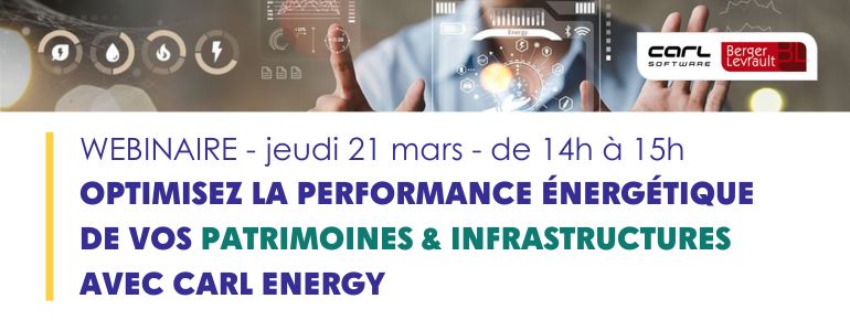 Webinaire | Optimisez la performance énergétique de votre patrimoine avec CARL Energy