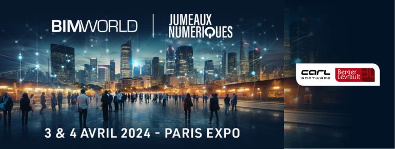 Rendez-vous au salon BIM World 2024 !