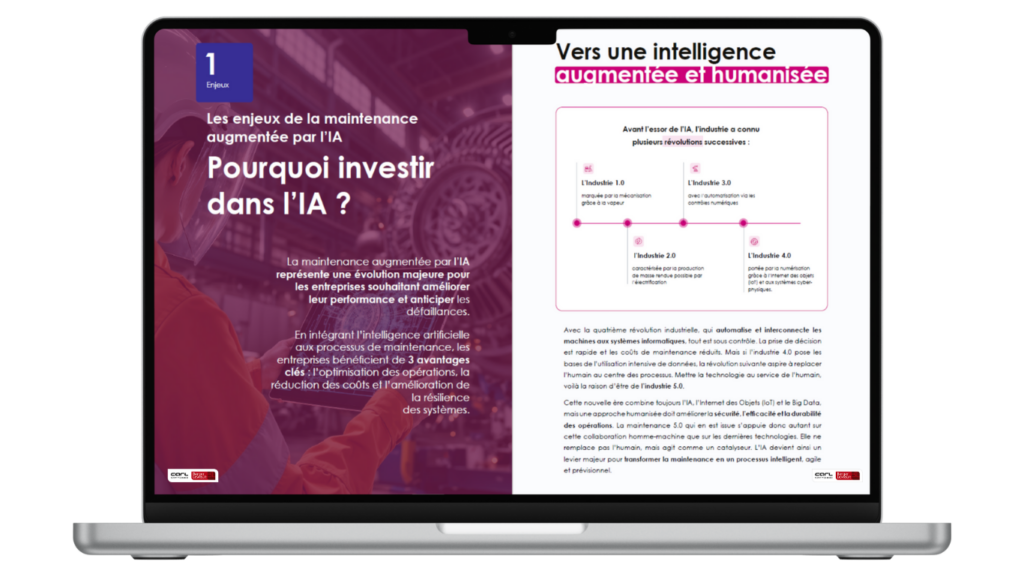livre blanc IA maintenance gmao industrie 5.0 cmms enjeux bénéfices ROI