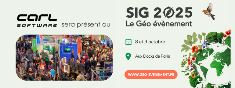 Rendez-vous à Paris pour le SIG 2025 !